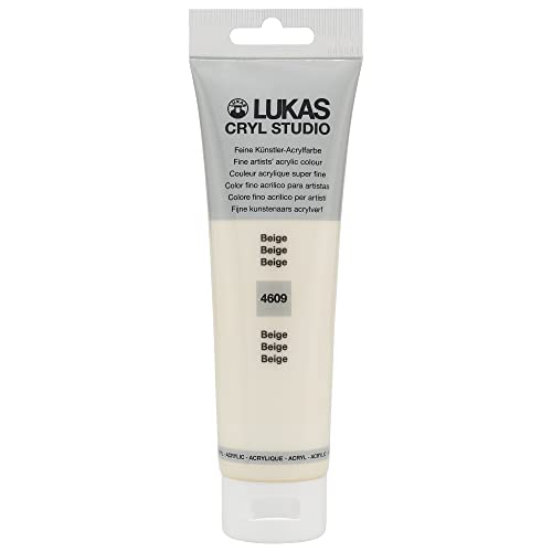 Lukas Cryl Studio 125 ml, Acrylfarbe in Premium-Qualität, Beige Lukas Cryl Studio 125 ml, Acrylfarbe in Premium-Qualität, Beige