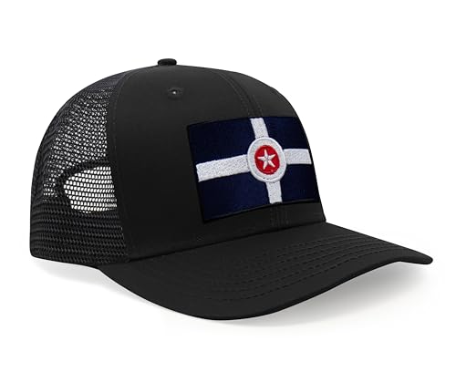 Image of International Tie City Hat for Men and Women, Adjustable Snapback Trucker Baseball Cap with Embroidered Patch