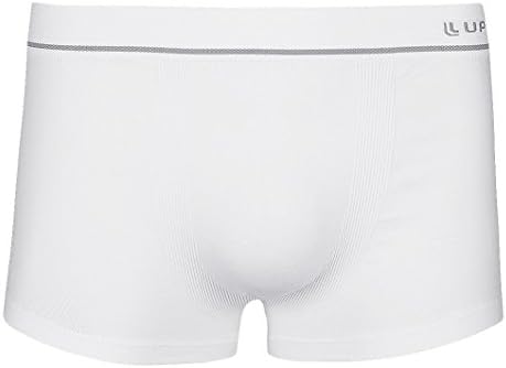 Lupo Men's Essential Microfiber Seamless Lo Rise Trunks Underwear, -White, X-Large