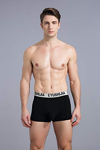 Men's 4 Pack Comfortable Fiber Modal Boxer Briefs4