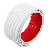 Cabilock Garagenwandschutzleiste für Auto und Garagenwand, selbstklebend, Stoßdämpfung, PVC, Weiß, für Parkplatz und Garage, 100 x 7 cm