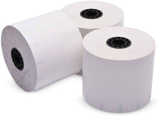 Miniatura 4 de 3.150 in x 350 pies Iconex Sticky Media High-Tack G2, 12 por caja, 55 GSM Facestock, 3.937 in OD, 1 in Sense Mark Repeat