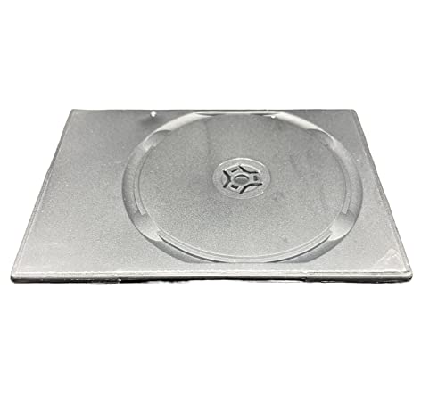 Caja doble para DVD de 7 mm estuche fino negro para discos Blu-ray y CD 6