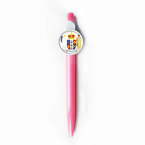Stylo à bille rétractable bleu motif Nouvelle-Zélande écriture fluide