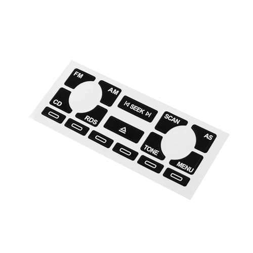Autocollants de réparation autoradio boutons usés intérieur voiture A4 B6 A2 A3