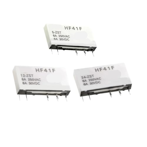 Relais de puissance HF41F 5V 12V 24V micro relais inverseur miniature 6A