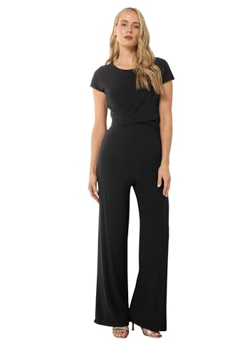 Image of Long Tall Sally - Lts Tall Twist Front Wide Leg Jumpsuit - Women's
