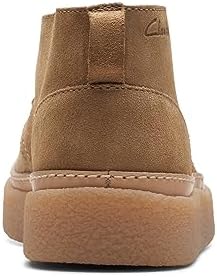 Clarks Men's Oakpark Mid Chukka Boot, Dark Sand Suede, 10 | Image 5