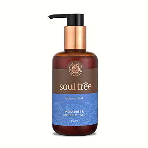 Soultree indian rose & cooling vetiver shower gel | natural a…