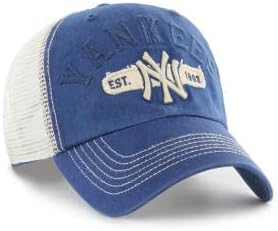 47 New York Yankees Blazer Riverbank Clean Up Adjustable Hat Blue