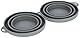 Kerbl Pet Faltbarer Reisenapf, grau, 2 x 300 ml,
