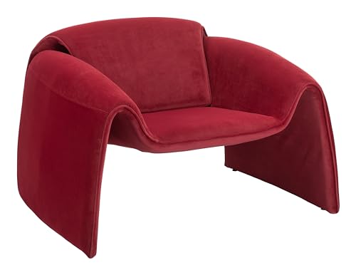 Zuo Horten Accent Chair Red, Red Accent Chair, Modern Style,