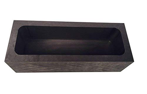 OTOOLWORLD Gold Silver Graphite Ingot Mold Mould Crucible for Melting Casting Refining (5.5kg)