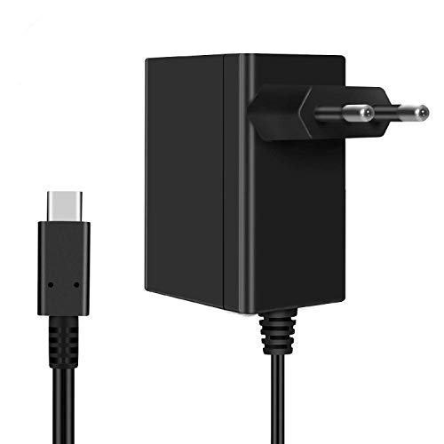 Mondpalast MPTECK @ Caricabatterie CA tensione AC adattatore Alimentatore Caricatore per Nintendo Switch