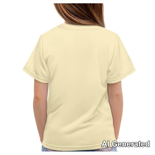 Image of Xhuibop Kids Tshirts Girls Boys 3-16 Years Summer Clothes for Teens Loose Fitting Tops