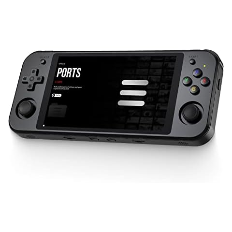 Cintwor RG552 Android 11 5.36-Zoll-Touchscreen-Handheld-Spielekonsole mit Speed EMMC 5.1-Doppel-Stereolautsprecher und integrierter 4200-Spiele-Unterstützung Schnellladung Cover