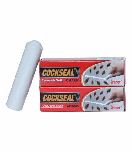 Image of COCKSEAL Cockroach Chalk, Professional Pest Control Treatment, White Powder Form, Insect Repellent, Pack of 1