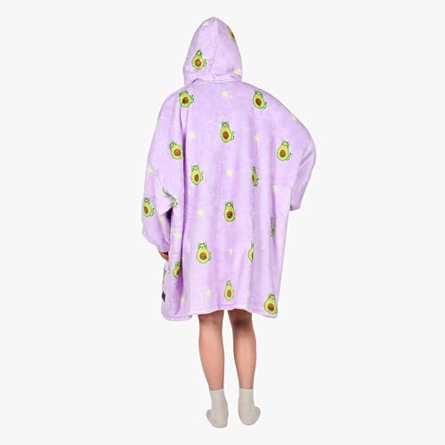 Tirrinia Oversized Sherpa Blanket Hoodie — One-Size Wearable Blanket — view 3