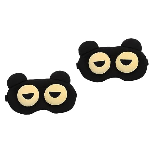 Zynphancer 2個 睡眠 ウルフプロジェクト アイスリーパー シルクアイシェード ポータブルアイマスク ナイトアイ 通気性 肌触り良い (20x13x2cmx2pcs)