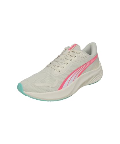 PUMA | Pounce Lite Ultra-Light Running Shoes | Warm White-Alpine Snow | 4UK