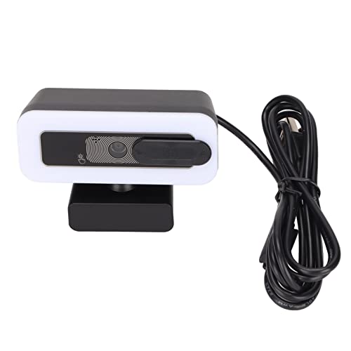 Elprico USB-Webcam, 2K USB Einstellbare Helligkeit Gesichtserkennung Webkamera Autofokus Eingebautes Mikrofon Plug and Play HD-Computerkamera Digitale Netzwerk-Webcam – Bild 7