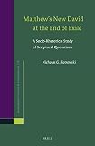 Matthew's New David at the End of Exile: A Socio-rhetorical Study of Scriptural Quotations (Novum Testamentum, Supplements)