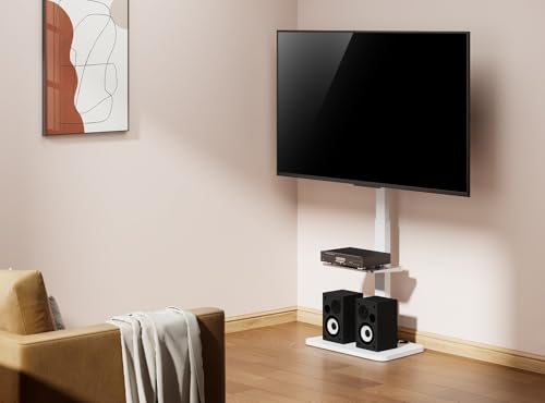 undefined グリーンハウス テレビスタンド 壁寄せスタイル 37-75インチ対応 耐荷重40㎏ VESA横:200-600/縦:200-400 ホワイト GH-TVFB-WH の商品画像 4