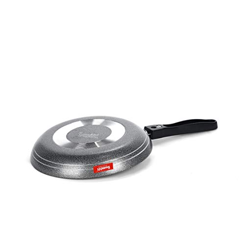 Image of Sumeet 2.6mm Non stick Tapper pan -0.6 Ltr - 20cm Dia (Silver)