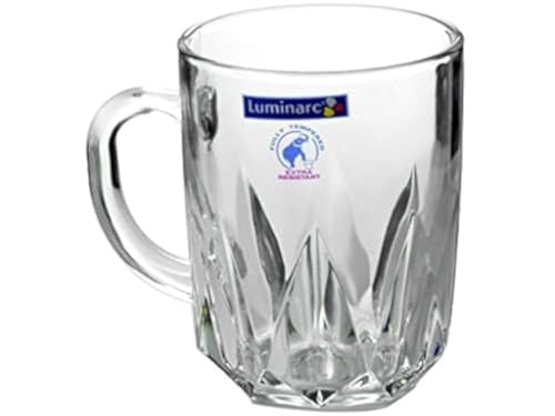 Image of Luminarc Artic Tempered Glass Mug Set, Set of 6, 250 ml