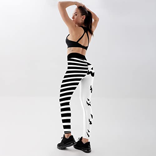 Soft High Waist Halloween Pumpkin Head Stripes Print Legging Slim Yoga Nude Feeling Long Pants For Sportwear Fitness Running Dancel #TOP4