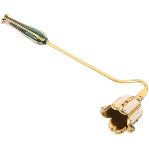 Cabilock Cubierta De Vela Esmaltada Extintor De Vela Retro Apagavelas Vintage Apagavelas Antiguo Accesorio para Apagar Velas Cortadora De Velas Extintor De Mecha Delicado Metal