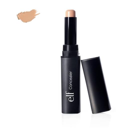 e.l.f. Cosmetics Cosmetics Cosmetics Concealer Stick, Lightweight Concealer covers Acne, Discoloration & Dark Circles, Beige