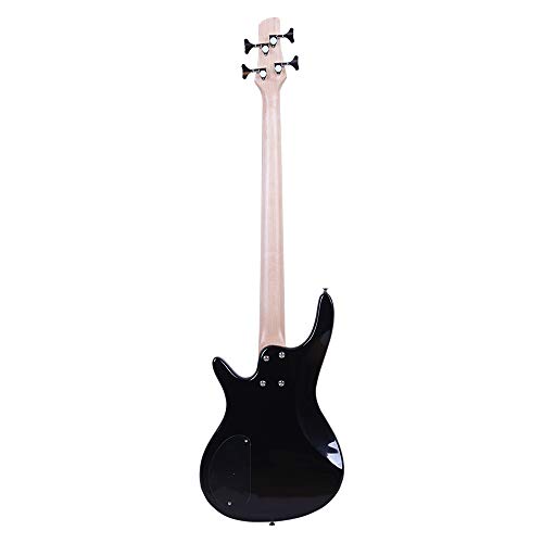 Ib Bass,Electric Bass Guitar Beginner Kit 4 String Exquisite Basswood Bass With Power Line And Wrench Tool For Starter (Sunset) #TOP2