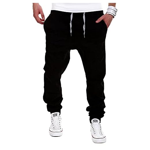 Minetom Pantalones Casuales para Hombre, Internet Verano Hombres Tideway Ocio Casual Jogger Pantalones Negro EU L