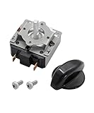 135 Minute Battery Charger Timer Parts Fits for Schumacher Craftsman Battery Charger,Replacement Charger Timer Fits for Schumacher 0099000094,with Knob and Mounting Screws(697124)