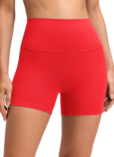 Image of CRZ YOGA No Front Seam Biker Shorts 4 inch | Butterluxe, Extremely Soft, Gentle Compression, Yoga, High Waisted, for Women