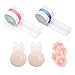 TOFBS Trasparente Reggiseno Adesivo, Boob Tape per Coppa A-E, Nastro Sollevamento Seno, Invisibile Coppe Adesive Seno, Push Up Copricapezzolo, con 3 Paia di Copri Capezzoli in Silicone