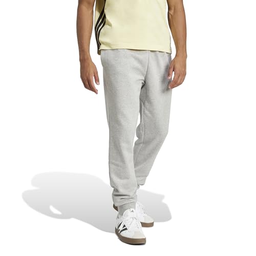 adidas Men's Essentials Feelcozy Fleece Pant, Medium Grey Heather/Black, L - Image 6