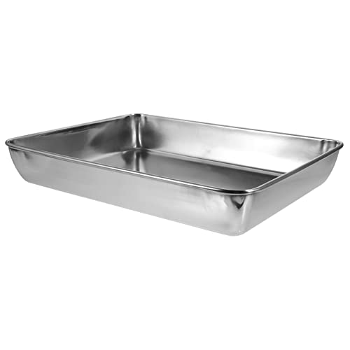 Levemolo Pigeon Bath Bird Shower Tub Pet Bathing Basin Bird Bath Container Stainless Steel Sturdy Heat Loss Moisturizing