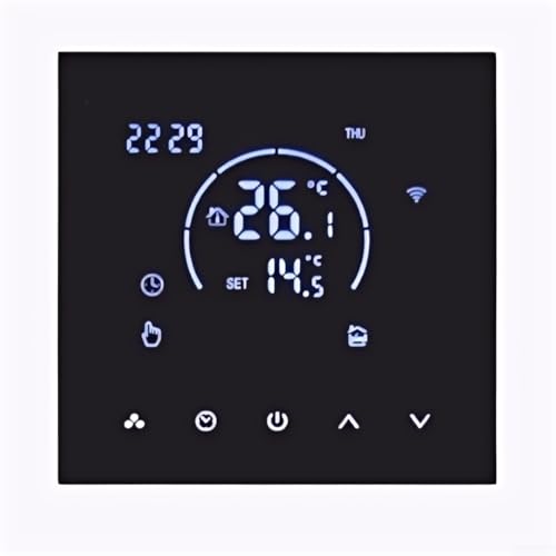 Termostato inteligente programable WiFi, con sensores internos de 3 A y externos de 16 A para control de voz TUYA a través de Alexa y Google Assistant (1)