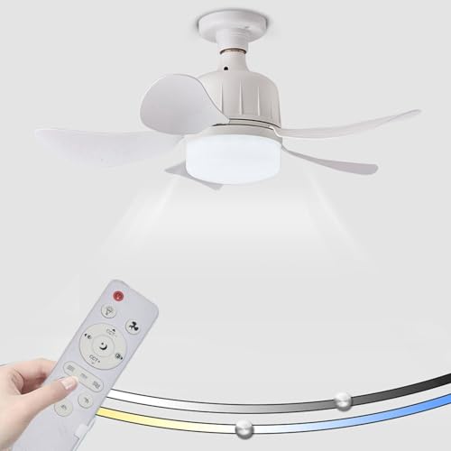 Ventilateur de plafond gradation 85-265V avec télécommande salon - 8