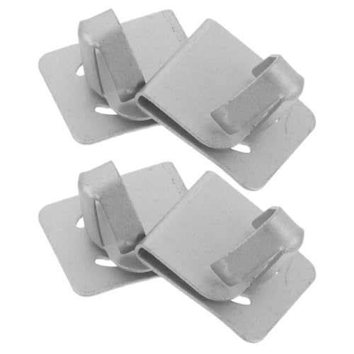 Retenedores de placa protectora de transmisión de metal ibasenice, 4 clips