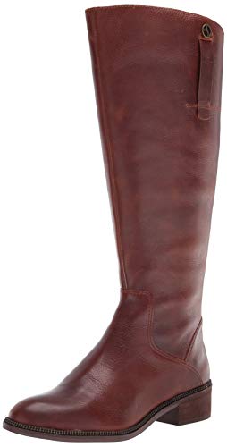Franco Sarto Women's Becky Wide Calf Knee High Boot, Cognac, 9 M US