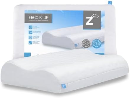 Travesseiro Nasa D50 Z Pass Sleep Ergo Blue Ortopédico Cervical c...