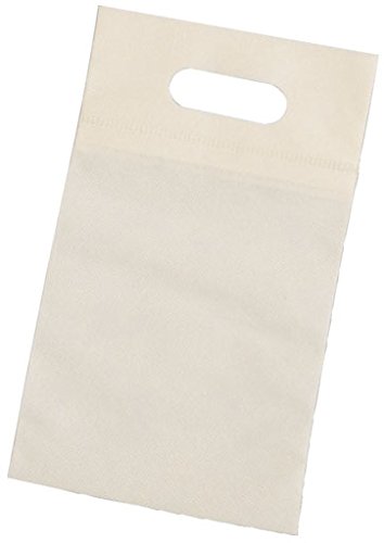 TRUSCO(トラスコ) 不織布小判抜き手提げバッグ S 10枚入 ベージュ(入数:10枚) THKB-S-BG