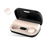 【昼夜兼用イヤホン】睡眠用イヤホン 寝ホン bluetooth 寝ホン ワイヤレス 片耳 超軽量3g 電量表示IPX5防水 左右耳兼用 Bluetooth 5.2 ボタン設計 マイク内蔵 ステルス ヘッドフォン ミニチュア Bluetooth ヘッドフォン ミニ ワイヤレス イヤフォン 隠し Bluetooth ヘッドフォン ミニチュア 隠し小型イヤフォン USBポータブル充電 カーキ