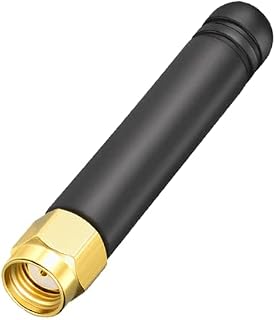 UniteCom LoRa Helium HNT 868MHz 2.5dBi Antenna Fixed Straight RP-SMA Male Connector Omni Directional Black IoT LoRaWAN Aerial LPWAN Indoor Outdoor Crypto Mining RAK Syncrobit Bobcat Nebra Gateway