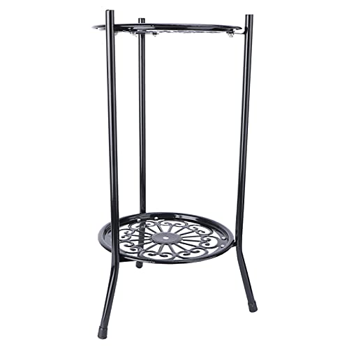 Happyyami Stylish Metal Flower Stand Assembling Rack Plant Pot Stand Garden Shelf for Home