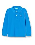 100 % algodón United Colors of Benetton Maglia Polo M/L 3089C3136 Camisa, BLU 0Z4, 62 para Niños