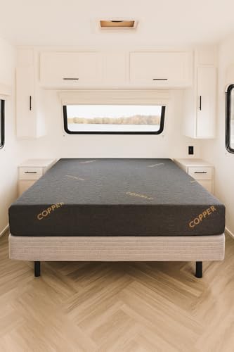 Therapedic 6-inch RV Comfort Series Copper Memory Foam RV Mattress – Copper-Infused Stretch Knit Cover – Cooling